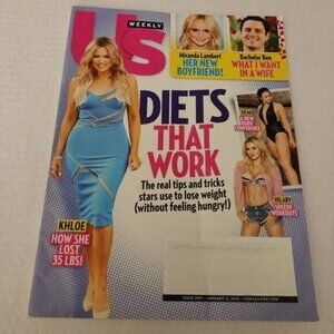US WEEKLY-JANUARY 11, 2016--DIETS THAT WORK-MAGAZINE-VINTAGE